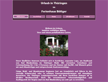 Tablet Screenshot of ferienhaus-boettger.com